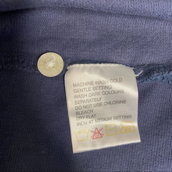 Haggar Mens Blue Polo Shirt Large - Picture 7 of 7